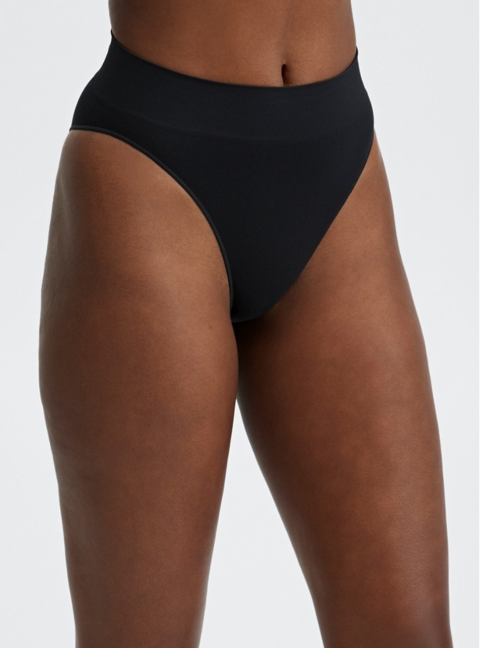 NWOT Fabletics Black High-Waisted Cheeky Panties